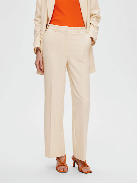 Selected CLASSIQUE PANTALON TAILLE HAUTE, Birch, highres - 16089701_Birch_003.jpg