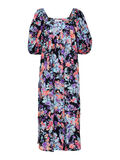 Selected FLORAL ROBE MI-LONGUE, Black, highres - 16090516_Black_1043801_001.jpg