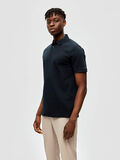 Selected TEXTURED POLO SHIRT, Sky Captain, highres - 16088575_SkyCaptain_003.jpg