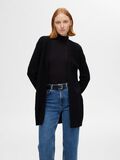 Selected VISCOSE BLEND WRAP CARDIGAN, Black, highres - 16094036_Black_003.jpg