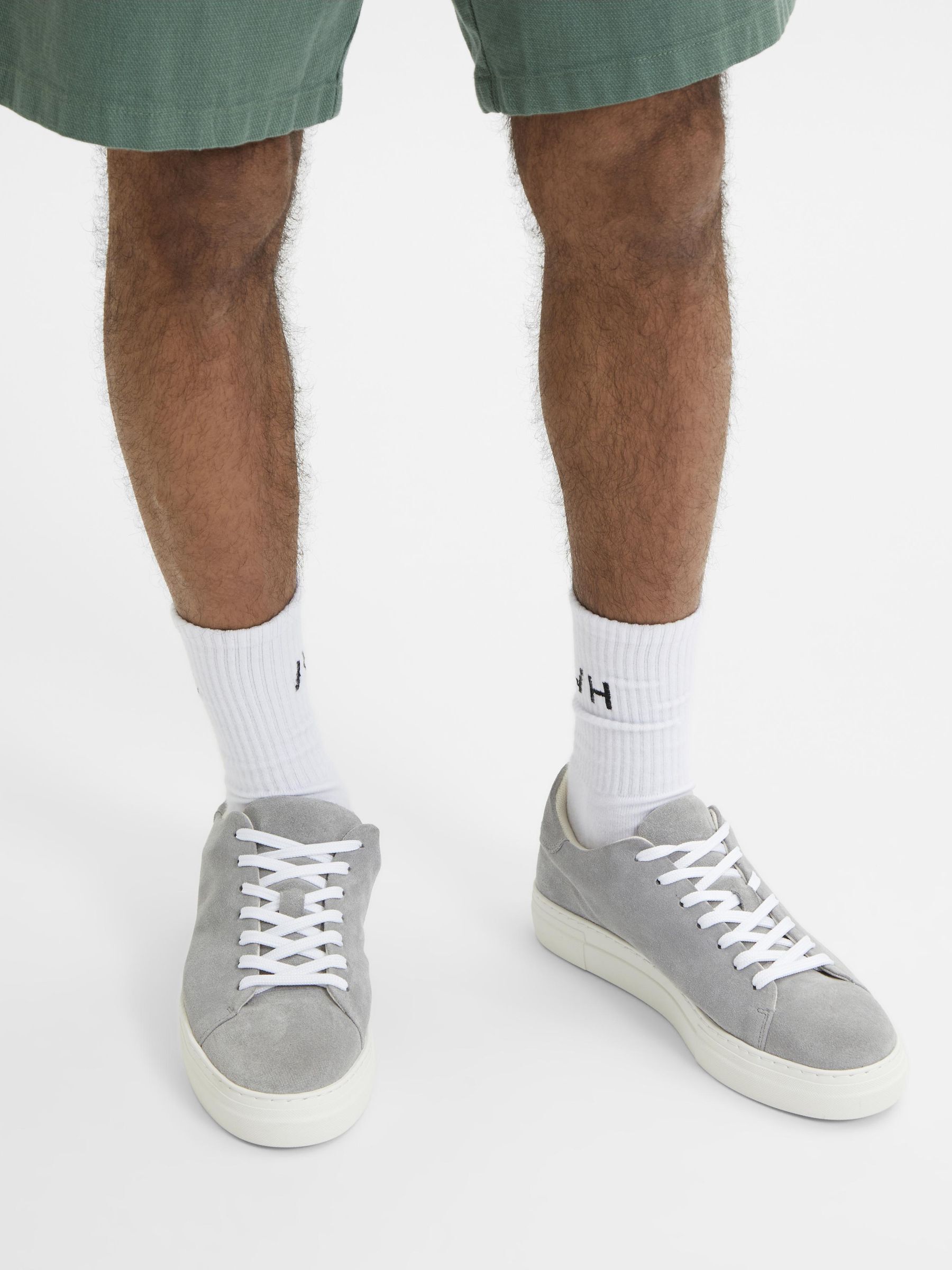 chunky suede trainers