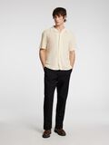 Selected KNITTED JAQUARD SHORT SLEEVED SHIRT, Egret, highres - 16096769_Egret_005.jpg
