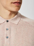 Selected KNITTED - POLO SHIRT, Hushed Violet, highres - 16062224_HushedViolet_006.jpg