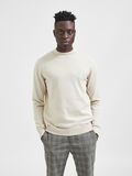 Selected LONG SLEEVED KNITTED PULLOVER, Oatmeal, highres - 16086643_Oatmeal_003.jpg