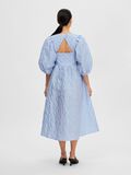 Selected PUFF-SLEEVED ROBE MI-LONGUE, Blue Heron, highres - 16088991_BlueHeron_004.jpg