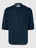 Selected PURE LINEN LONG SLEEVED SHIRT, Sky Captain, highres - 16088372_SkyCaptain_001.jpg