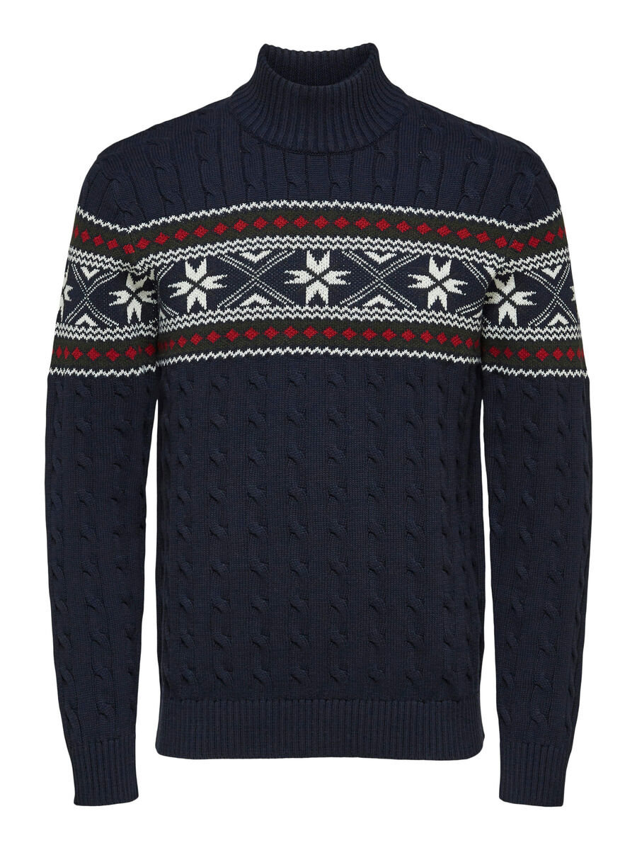 Selected HIGH NECK CHRISTMAS JUMPER, Sky Captain, highres - 16081554_SkyCaptain_889028_001.jpg
