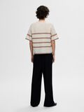 Selected SHORT-SLEEVED KNITTED TOP, Birch, highres - 16093048_Birch_1114084_004.jpg