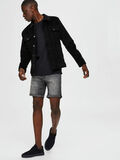 Selected SUPER STRETCH JEANSSHORTS, Grey, highres - 16071942_Grey_008.jpg