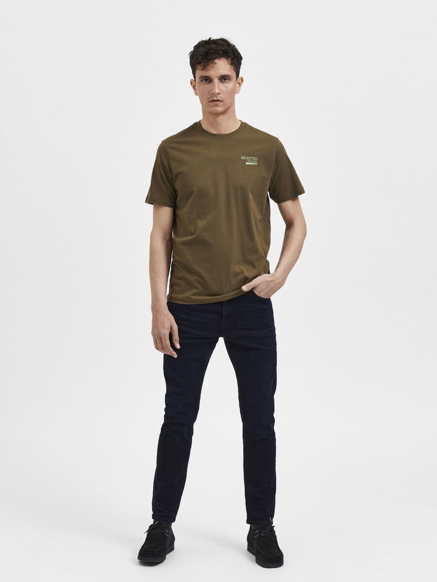 Selected PRINT T-SHIRT, Dark Olive, highres - 16085653_DarkOlive_005.jpg