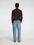 Selected 220 PLEATED LOOSE FIT JEANS, Light Blue Denim, highres - 16097222_LightBlueDenim_004.jpg
