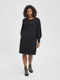 Selected CURVE KNITTED DRESS, Black, highres - 16083120_Black_005.jpg