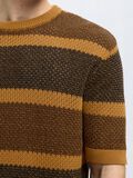 Selected SHORT SLEEVED KNITTED TOP, Chipmunk, highres - 16097853_Chipmunk_1185411_006.jpg