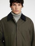 Selected WAXED COTTON  COAT, Grape Leaf, highres - 16094042_GrapeLeaf_006.jpg