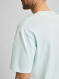 Selected LOOSE FIT T-SHIRT, Glacier, highres - 16083966_Glacier_006.jpg