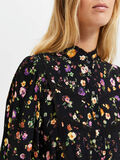 Selected ESTAMPADO FLORAL VESTIDO MINI, Black, highres - 16086266_Black_964215_006.jpg