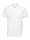 Selected CLASSIC POLO SHIRT, Bright White, highres - 16077364_BrightWhite_001.jpg
