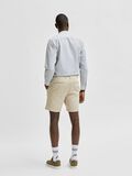 Selected ORGANIC COTTON STRETCH TEXTURED CHINO SHORTS, Turtledove, highres - 16079389_Turtledove_851054_004.jpg