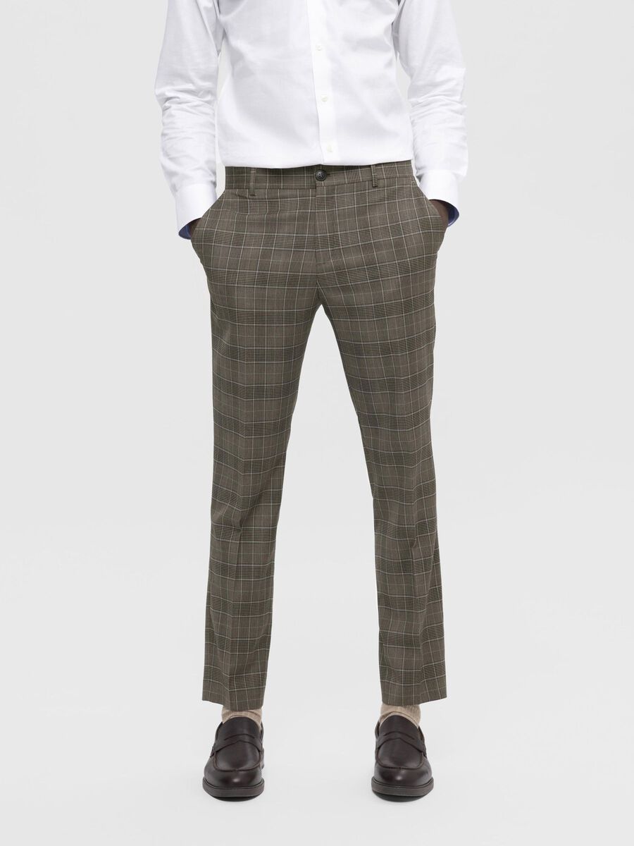 Selected CHECKED SUIT TROUSERS, Chinchilla, highres - 16090360_Chinchilla_1041124_003.jpg