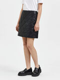 Selected QUILTED LEATHER SKIRT, Black, highres - 16086355_Black_003.jpg