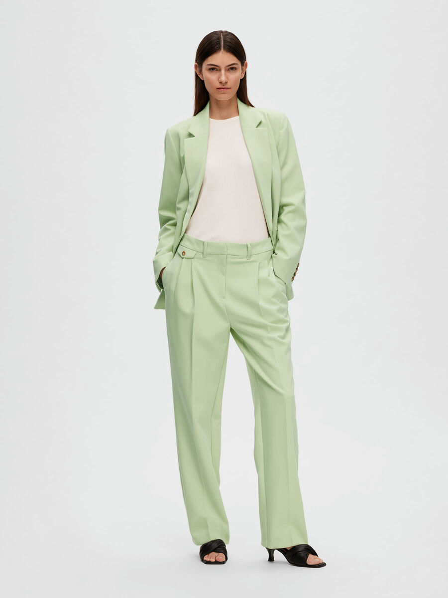 Selected TRAPERED TROUSERS, Celadon Green, highres - 16088117_CeladonGreen_005.jpg
