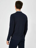 Selected LANGÄRMELIGES POLO SHIRT, Navy Blazer, highres - 16063621_NavyBlazer_004.jpg