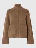 Selected ZIP-UP STRICKJACKE, Coca Mocha, highres - 16091220_CocaMocha_1062011_001.jpg