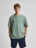 Selected LOOSE FIT VAN BIOLOGISCH KATOEN T-SHIRT, Sea Spray, highres - 16083024_SeaSpray_907038_003.jpg