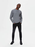 Selected RIBBED CREW NECK - JUMPER, Anthracite, highres - 16075213_Anthracite_791270_005.jpg