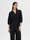 Selected VISCOSE BLEND BLOUSE, Black, highres - 16094494_Black_003.jpg