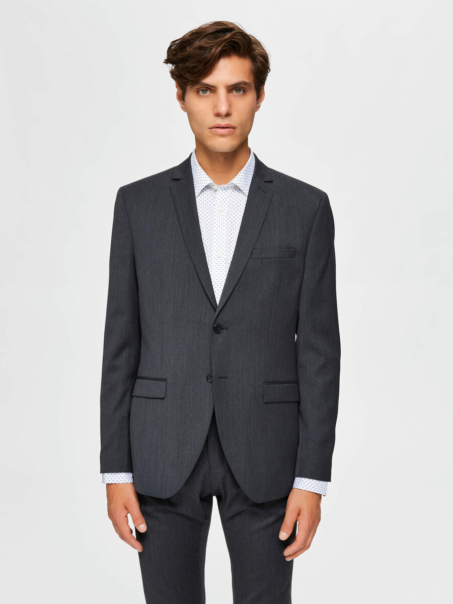 Selected COUPE SLIM BLAZER, Grey, highres - 16063882_Grey_003.jpg