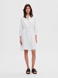 Selected STRIPED SHIRT DRESS, Bright White, highres - 16092077_BrightWhite_1072191_005.jpg