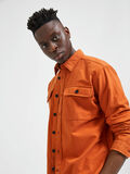 Selected COTTON OVERSHIRT, Bombay Brown, highres - 16086545_BombayBrown_006.jpg