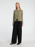 Selected LINEN BLEND KNITTED CARDIGAN, Vetiver, highres - 16096203_Vetiver_005.jpg