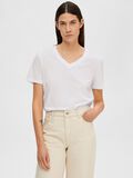 Selected KLASSISCHES V-NECK T-SHIRT, Bright White, highres - 16087922_BrightWhite_008.jpg