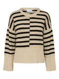 Selected STRIPED KNITTED PULLOVER, Sandshell, highres - 16084358_Sandshell_1001826_001.jpg