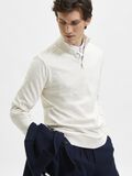 Selected HALF-ZIP STRICKPULLOVER, Egret, highres - 16074687_Egret_779218_008.jpg