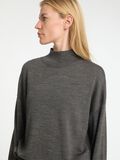 Selected 100% MERINO WOOL HIGH-NECK JUMPER, Medium Grey Melange, highres - 16094693_MediumGreyMelange_006.jpg