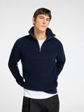 Selected WOLLGEMISCH STRICK HALF-ZIP PULLOVER, Sky Captain, highres - 16094581_SkyCaptain_008.jpg