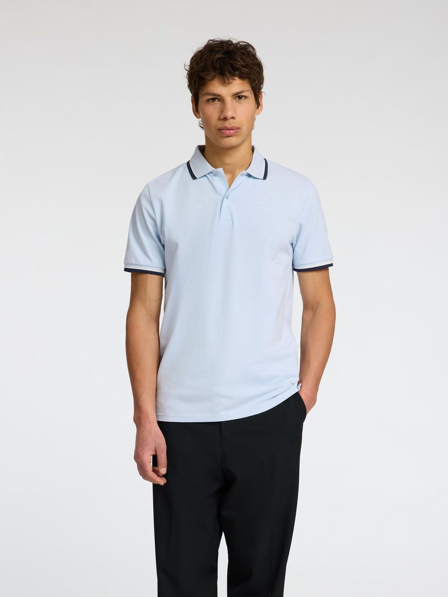 Selected KOSZULKA POLO, Cashmere Blue, highres - 16095852_CashmereBlue_1151911_003.jpg