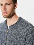 Selected VARM - STRIKKET CARDIGAN, Caviar, highres - 16057338_Caviar_570196_008.jpg