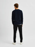 Selected ORGANIC COTTON TEXTURED KNITTED JUMPER, Dark Sapphire, highres - 16080030_DarkSapphire_004.jpg