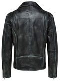 Selected SCHWARZE BIKER LEDERJACKE, Black, highres - 16062548_Black_002.jpg