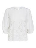Selected BRODERIE ANGLAISE BLOUSE, Snow White, highres - 16089850_SnowWhite_001.jpg