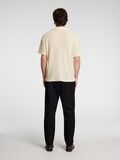 Selected KNITTED JAQUARD SHORT SLEEVED SHIRT, Egret, highres - 16096769_Egret_004.jpg