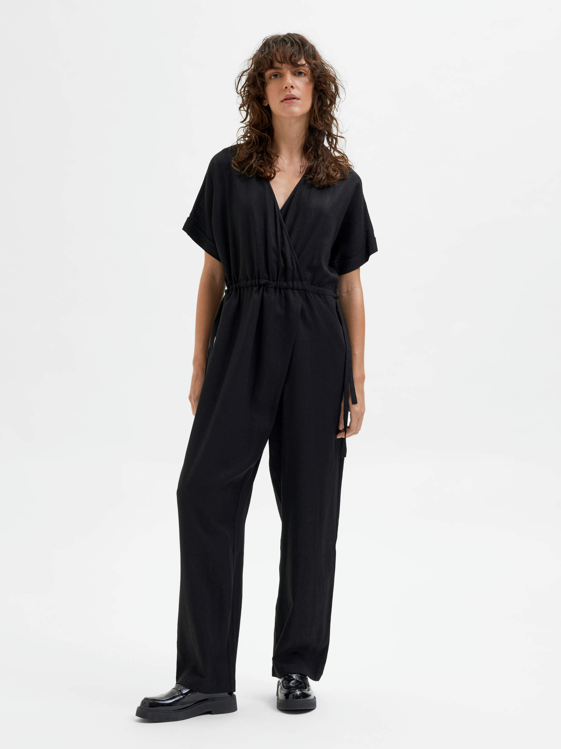 Linen blend jumpsuit | Selected