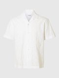 Selected EMBROIDERED SHORT SLEEVED SHIRT, Bright White, highres - 16097689_BrightWhite_001.jpg