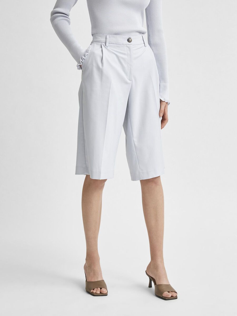 Selected LONG RECYCLED POLYESTER SHORTS, Arctic Ice, highres - 16078006_ArcticIce_003.jpg