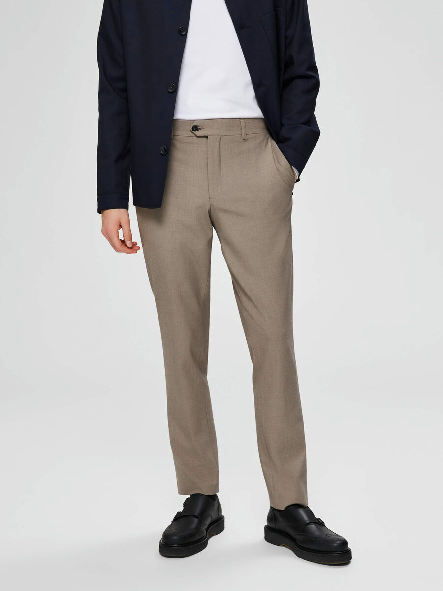 Selected SLIM FIT - FLEX FIT BROEK, Sand, highres - 16074317_Sand_003.jpg