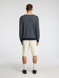 Selected 100% MERINO WOOL LONG-SLEEVED POLO, Outer Space, highres - 16098863_OuterSpace_1209031_004.jpg